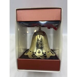 Towle 2010 Annual Silver Plated Pierced Bell 31st Edition Ornament